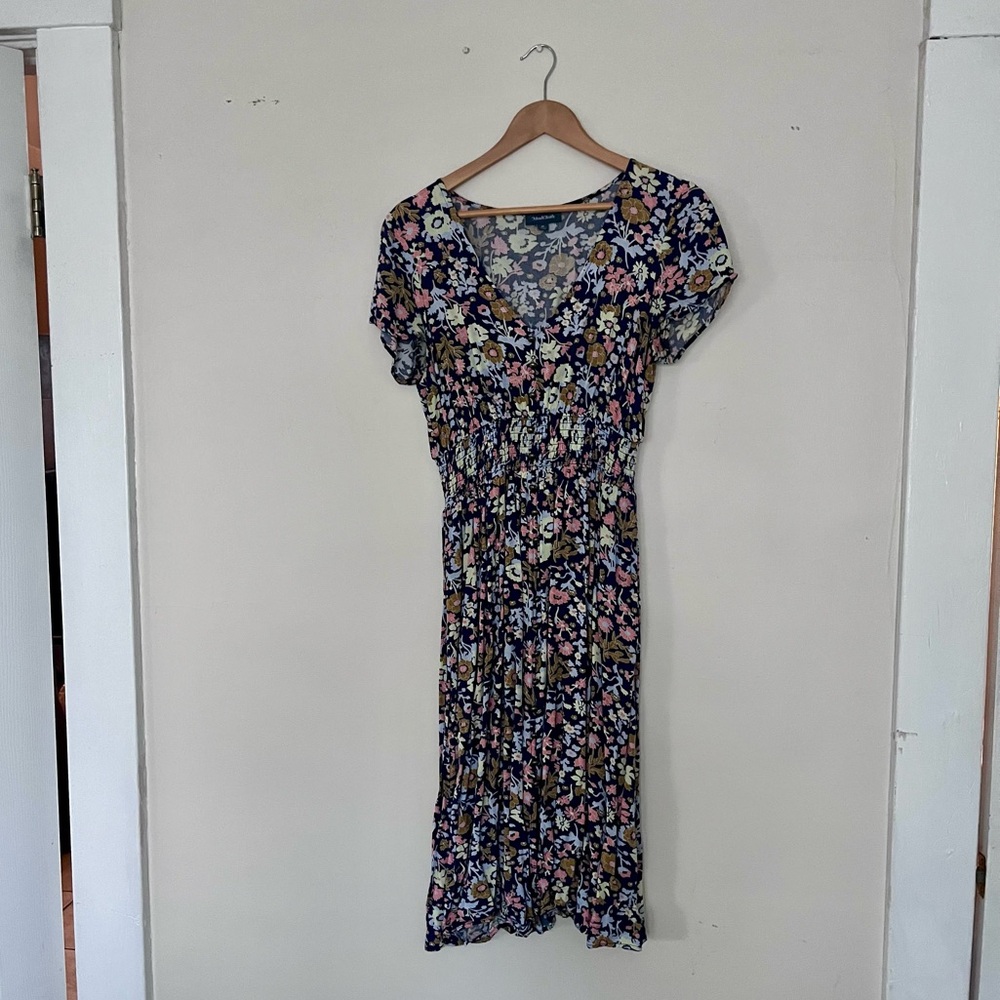 ModCloth Floral Midi Dress